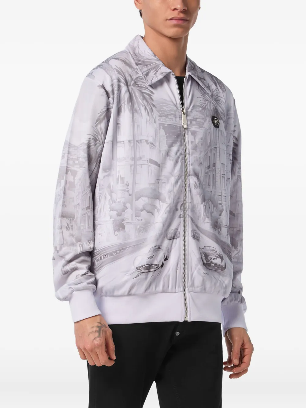 Philipp Plein Montecarlo trainingsjack Wit