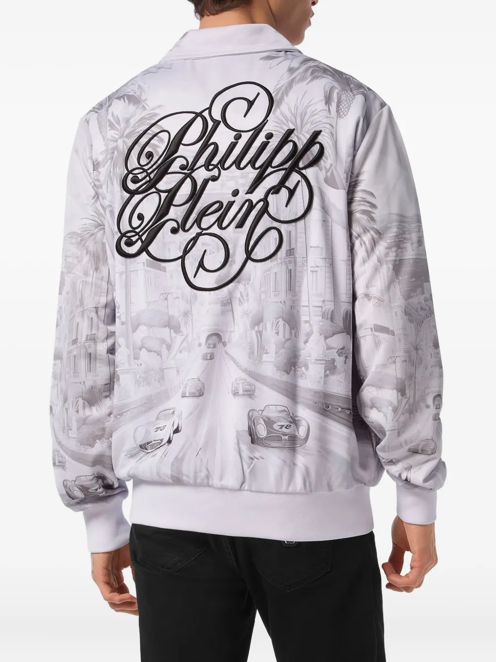 Philipp Plein Montecarlo trainingsjack Wit