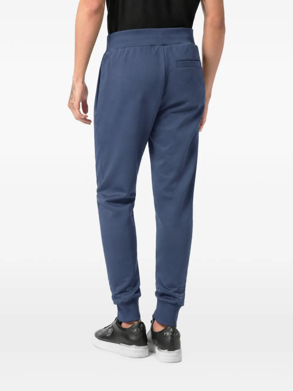 Philipp Plein Racing Club trainingsbroek met logo-plakkaat Blauw