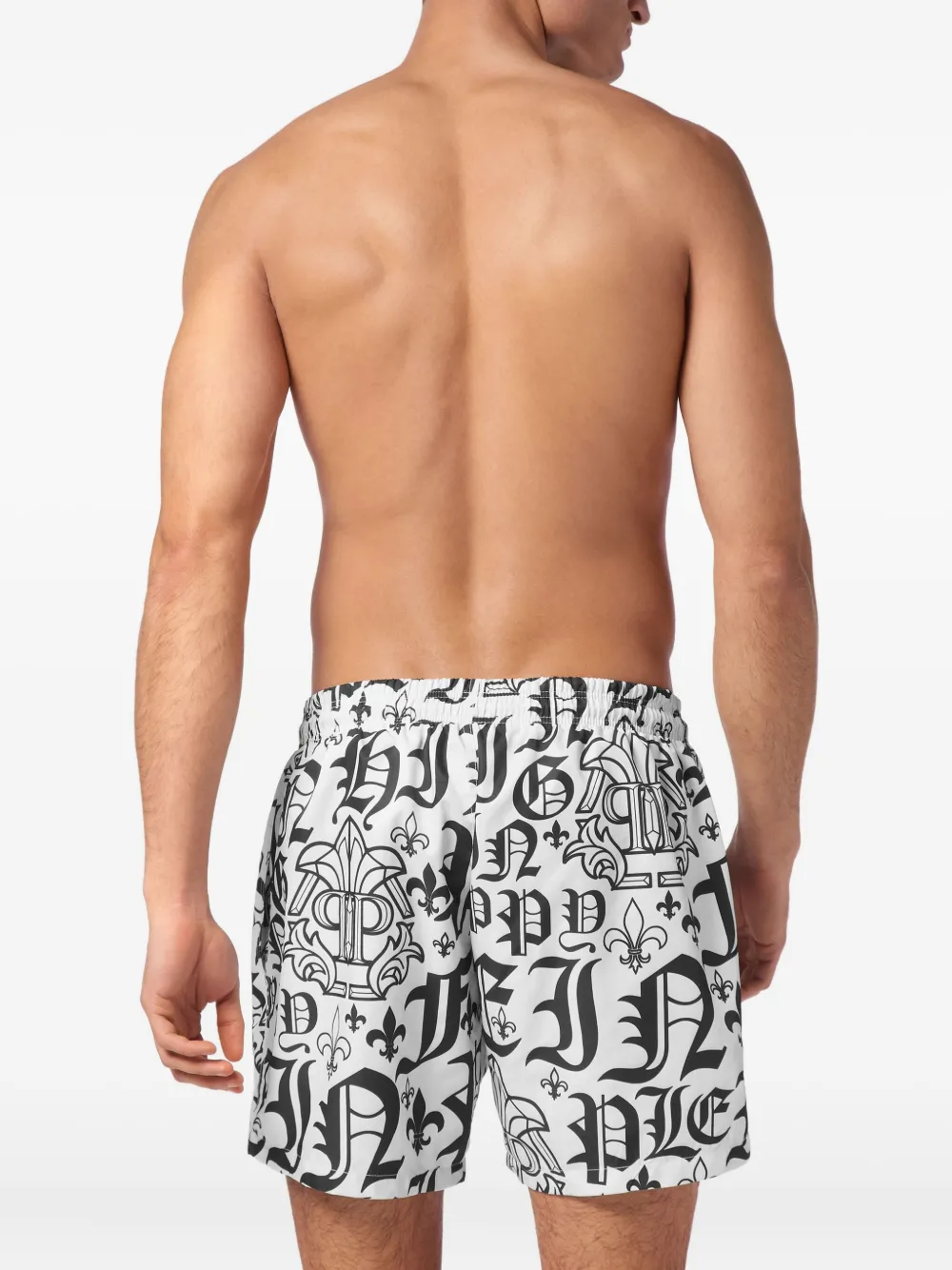 Philipp Plein Boxer zwembroek Wit