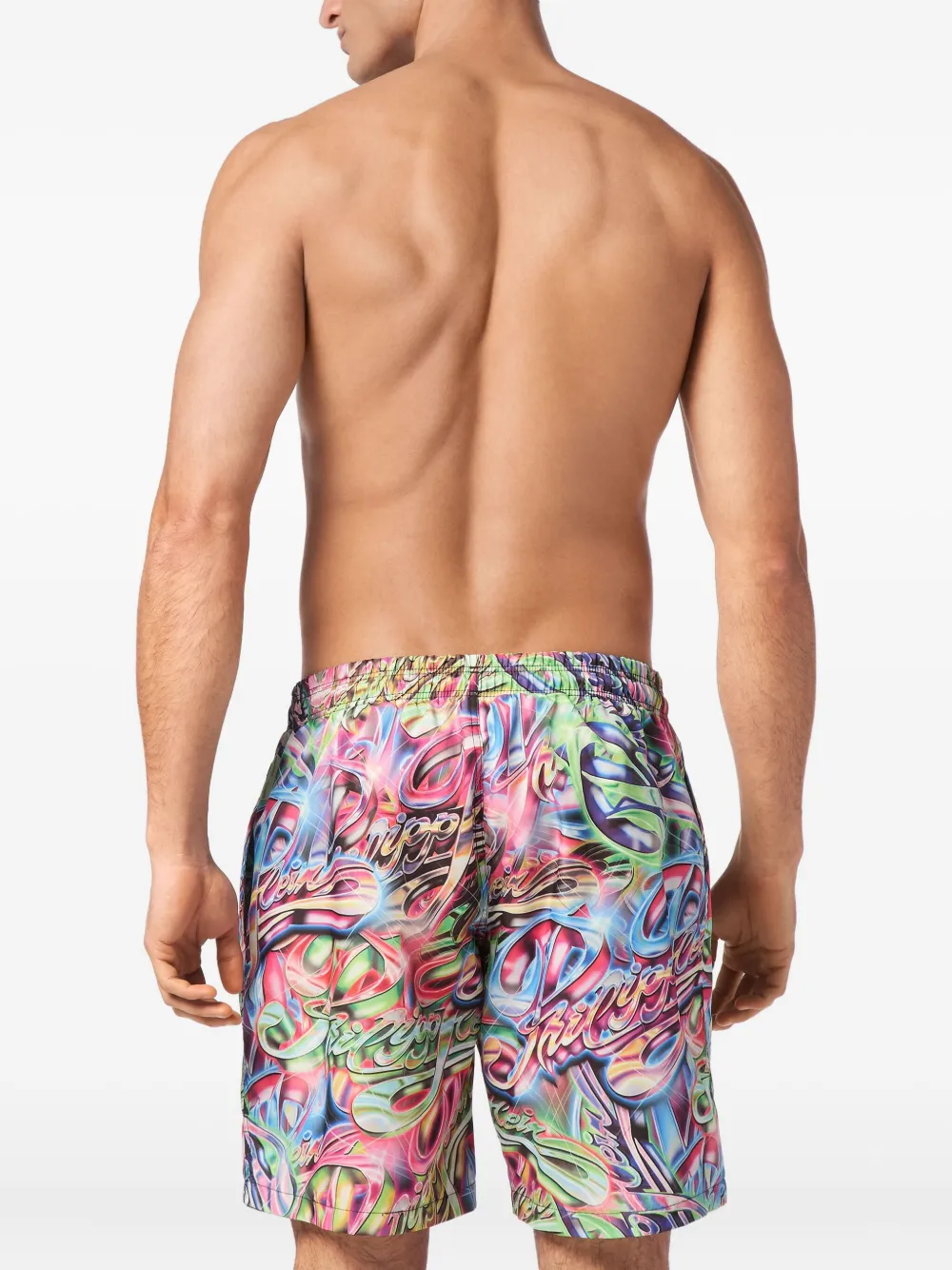 Philipp Plein Boxer zwembroek Roze