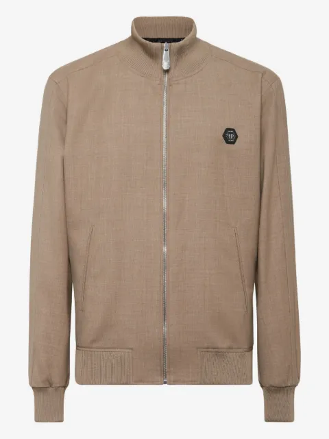 Philipp Plein logo-patch jacket
