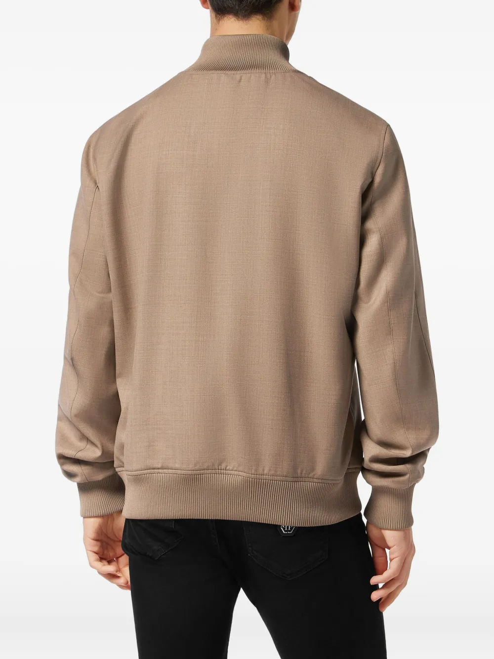 Philipp Plein Jack met logopatch Bruin