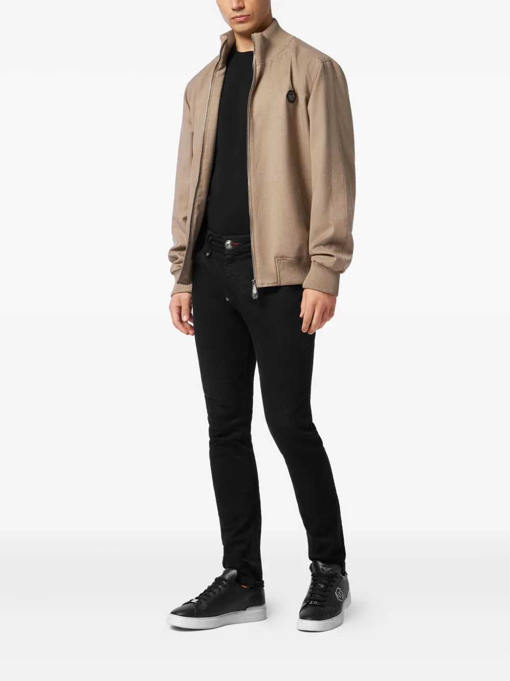 Philipp Plein logo-patch jacket | Sport Jackets & Windbreakers | Image 2