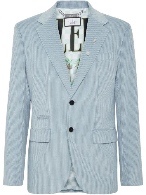 Blazer à simple boutonnage - Philipp Plein - Modalova