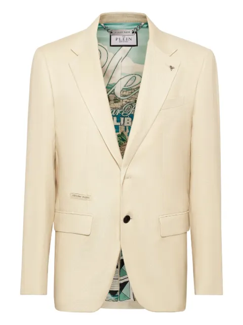Philipp Plein single breasted blazer 