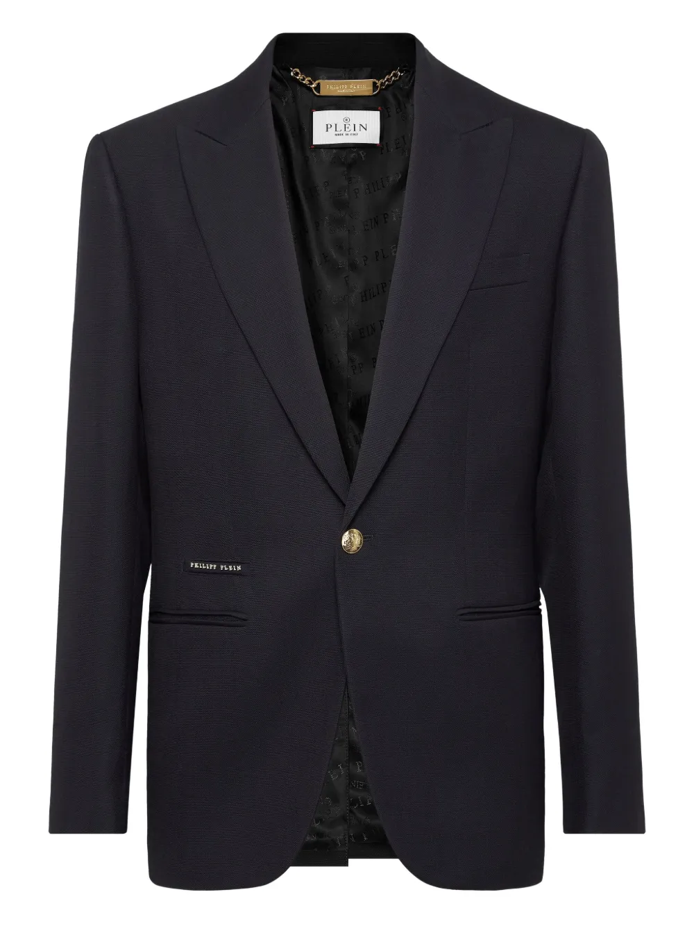 Philipp Plein Miami Vice blazer Blauw