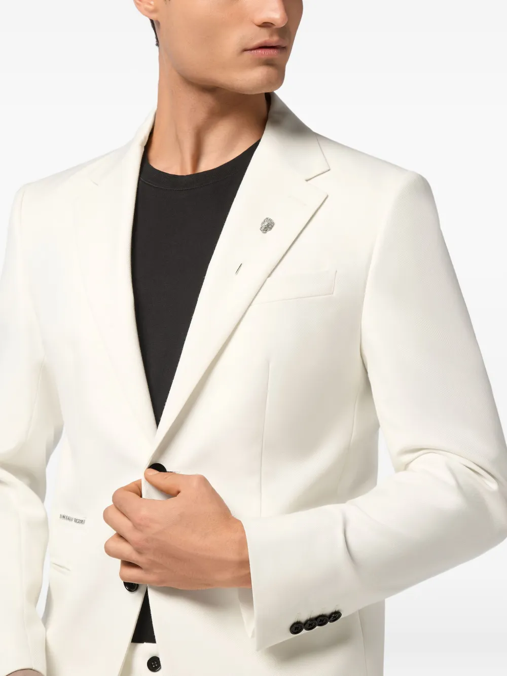 Philipp Plein Wollen blazer Wit