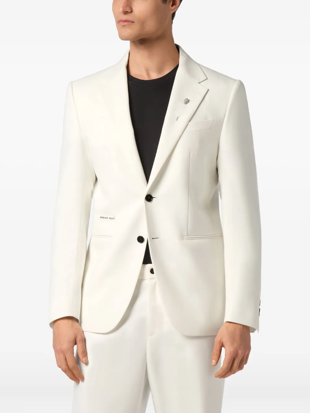Philipp Plein Wollen blazer Wit