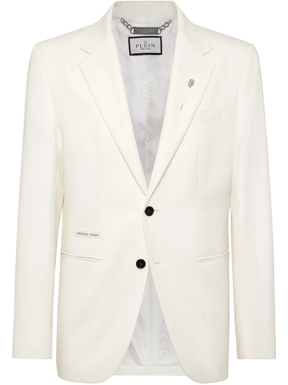 Philipp Plein Wollen blazer Wit