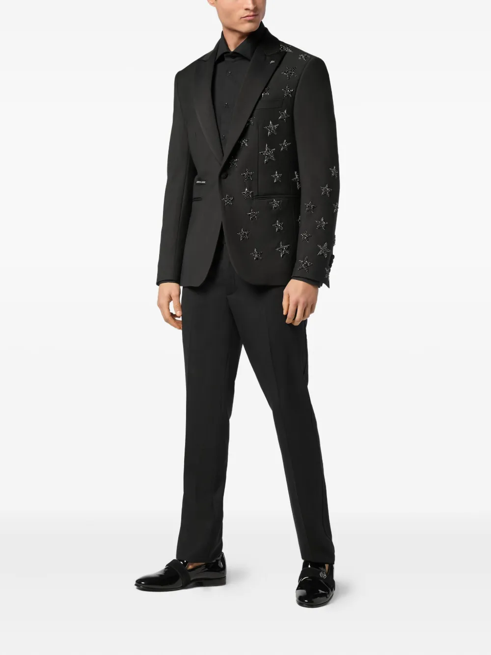 Philipp Plein Stars wollen blazer Zwart