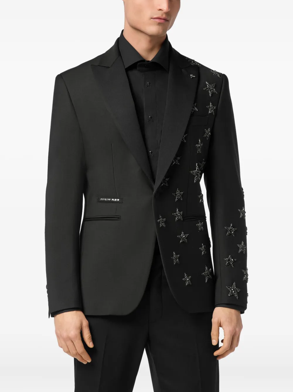 Philipp Plein Stars wollen blazer Zwart