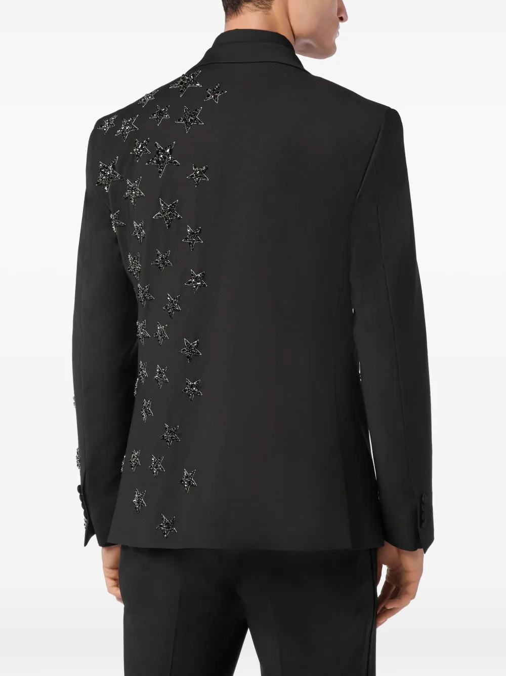 Philipp Plein Stars wollen blazer Zwart