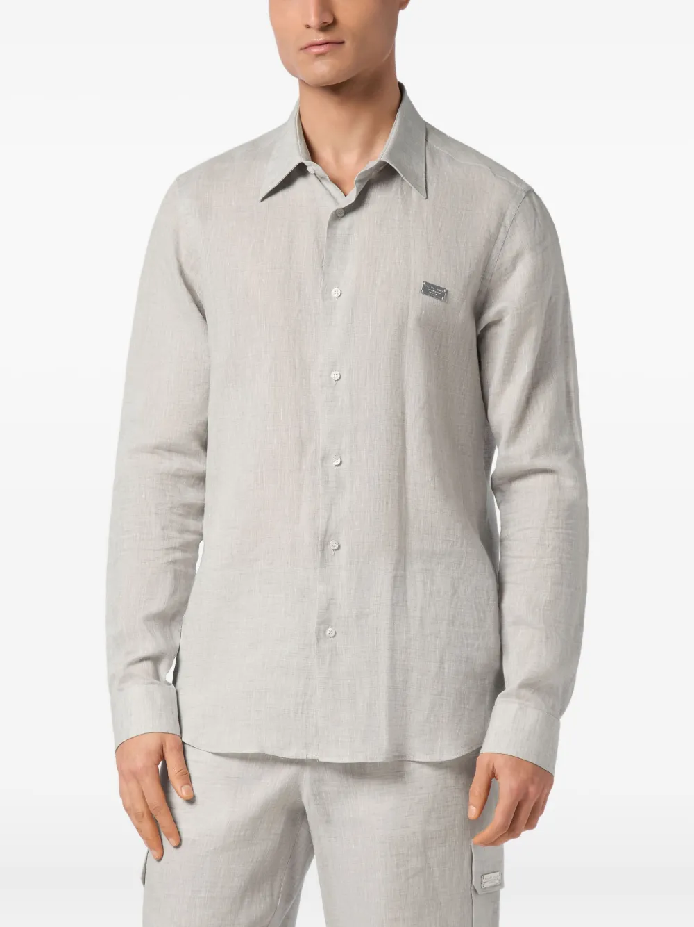 Philipp Plein Sugar Daddy overhemd Grijs