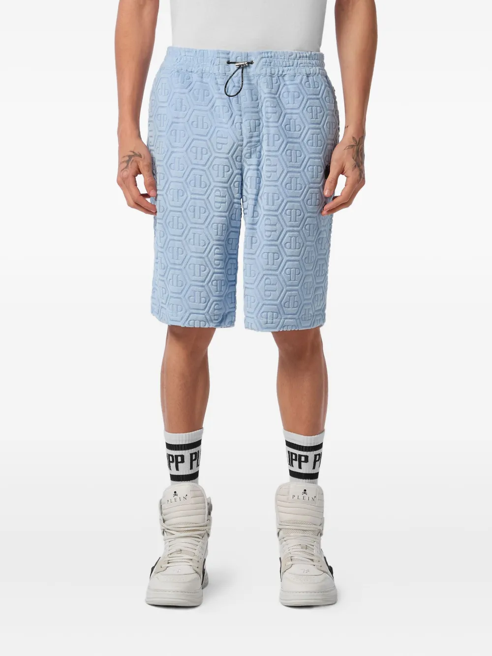 Philipp Plein Cool Kids shorts Blauw