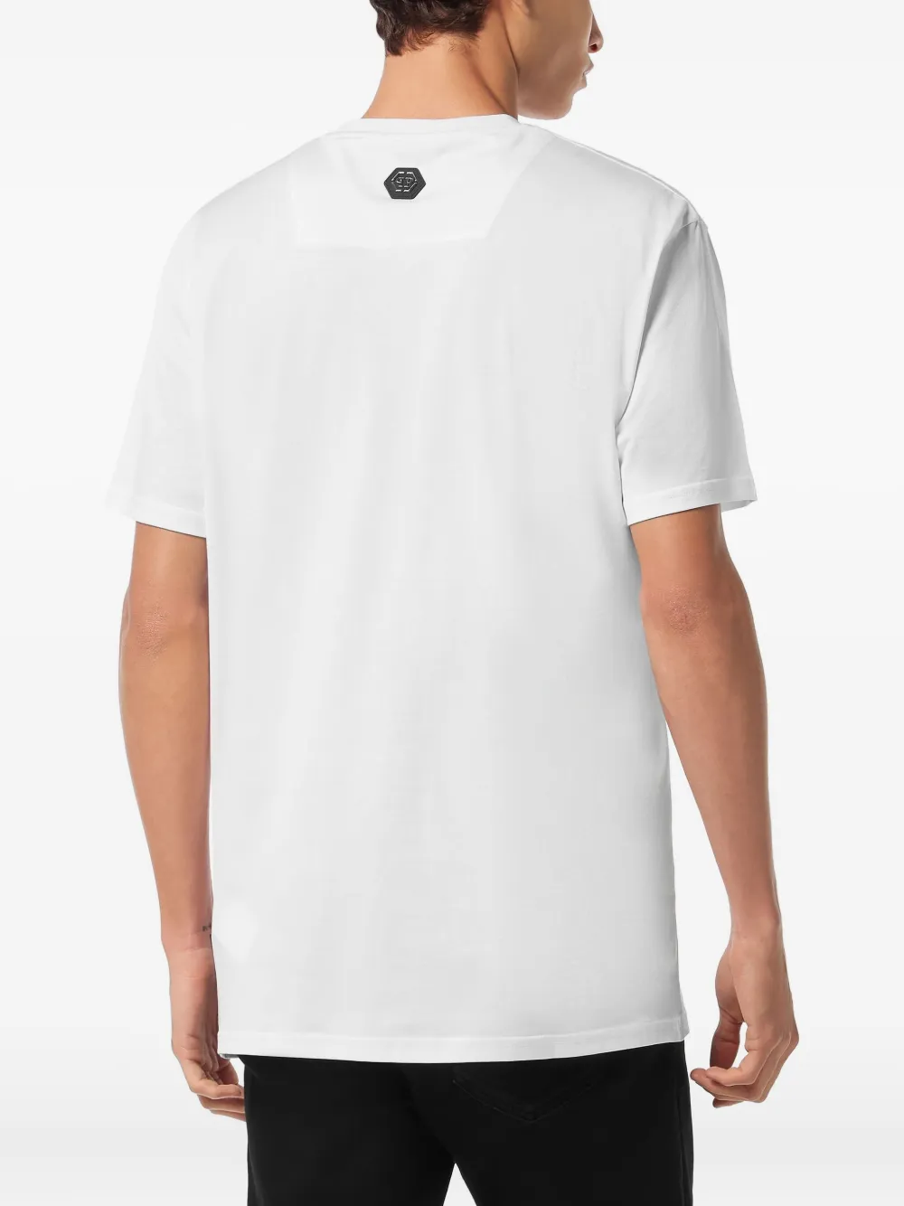 Philipp Plein Hexagon T-shirt Wit