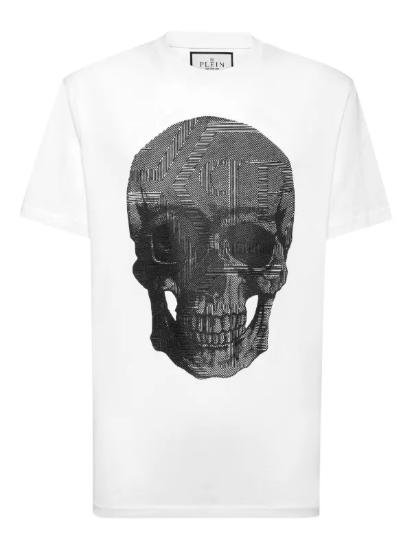 Philipp Plein スカル Tシャツ | ホワイト | FARFETCH JP