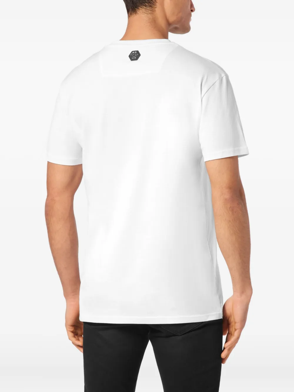 Philipp Plein T-shirt met doodskop Wit