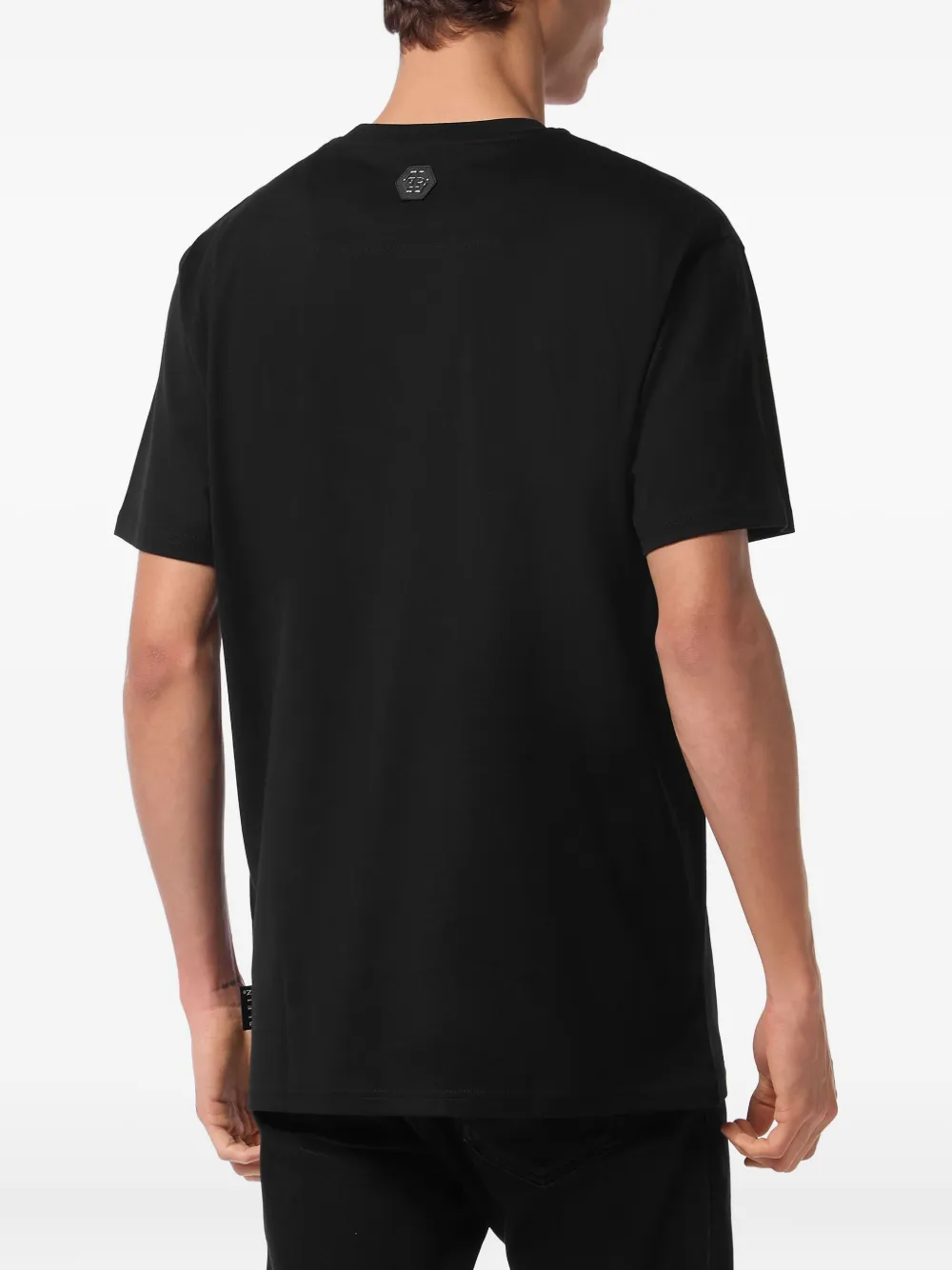 Philipp Plein T-shirt met doodskop Zwart