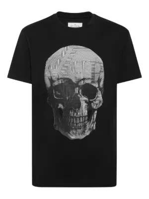Philipp Plein skull-strass T-shirt | Black | FARFETCH GR