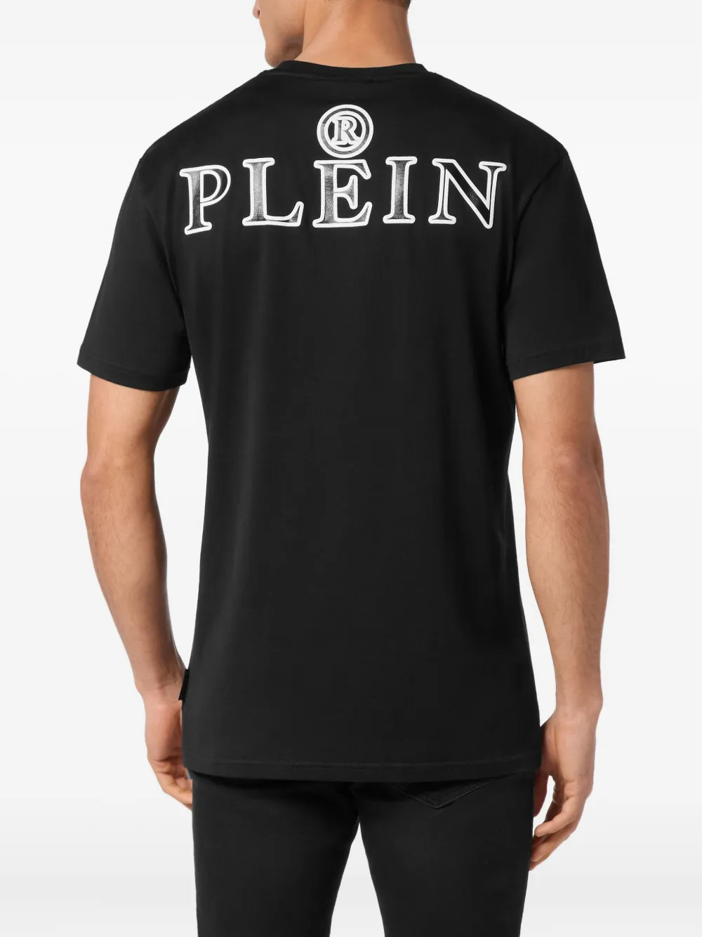 Philipp Plein T-shirt met logo Zwart