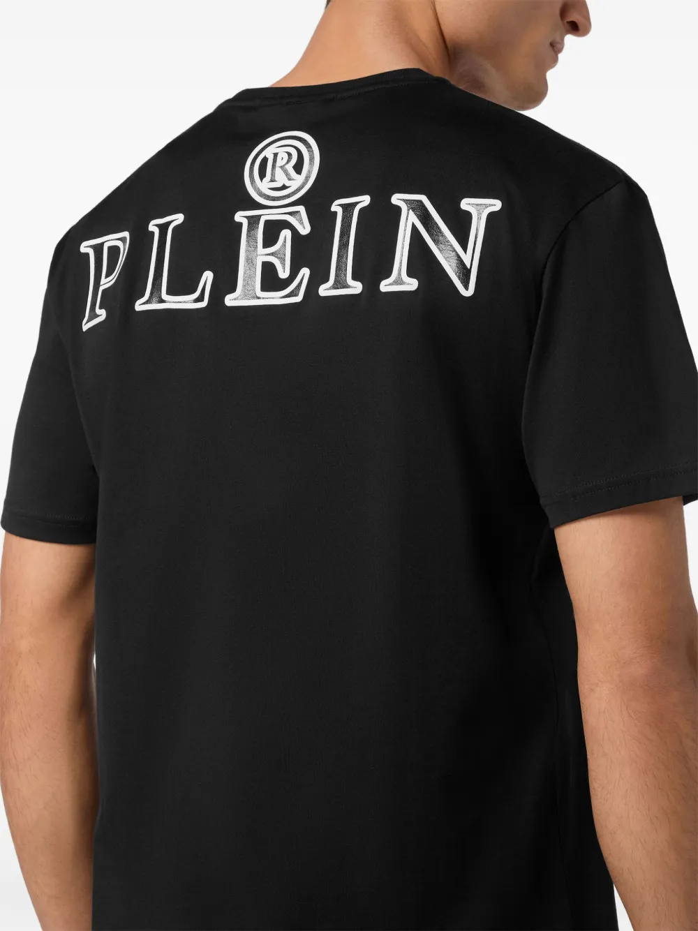 Philipp Plein T-shirt met logo Zwart