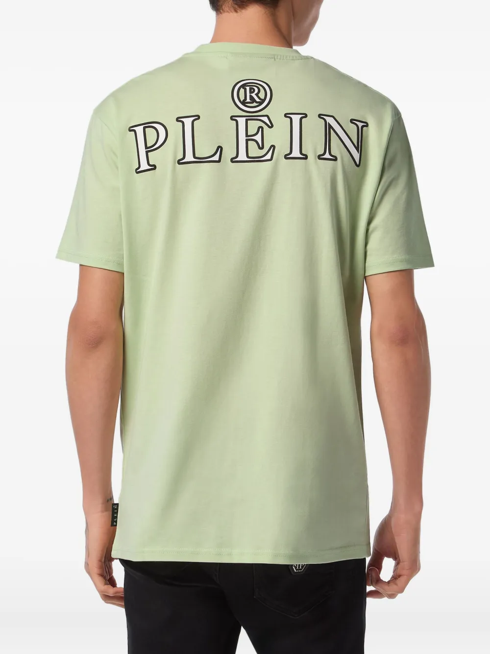 Philipp Plein Iconic Plein T-shirt met print Groen