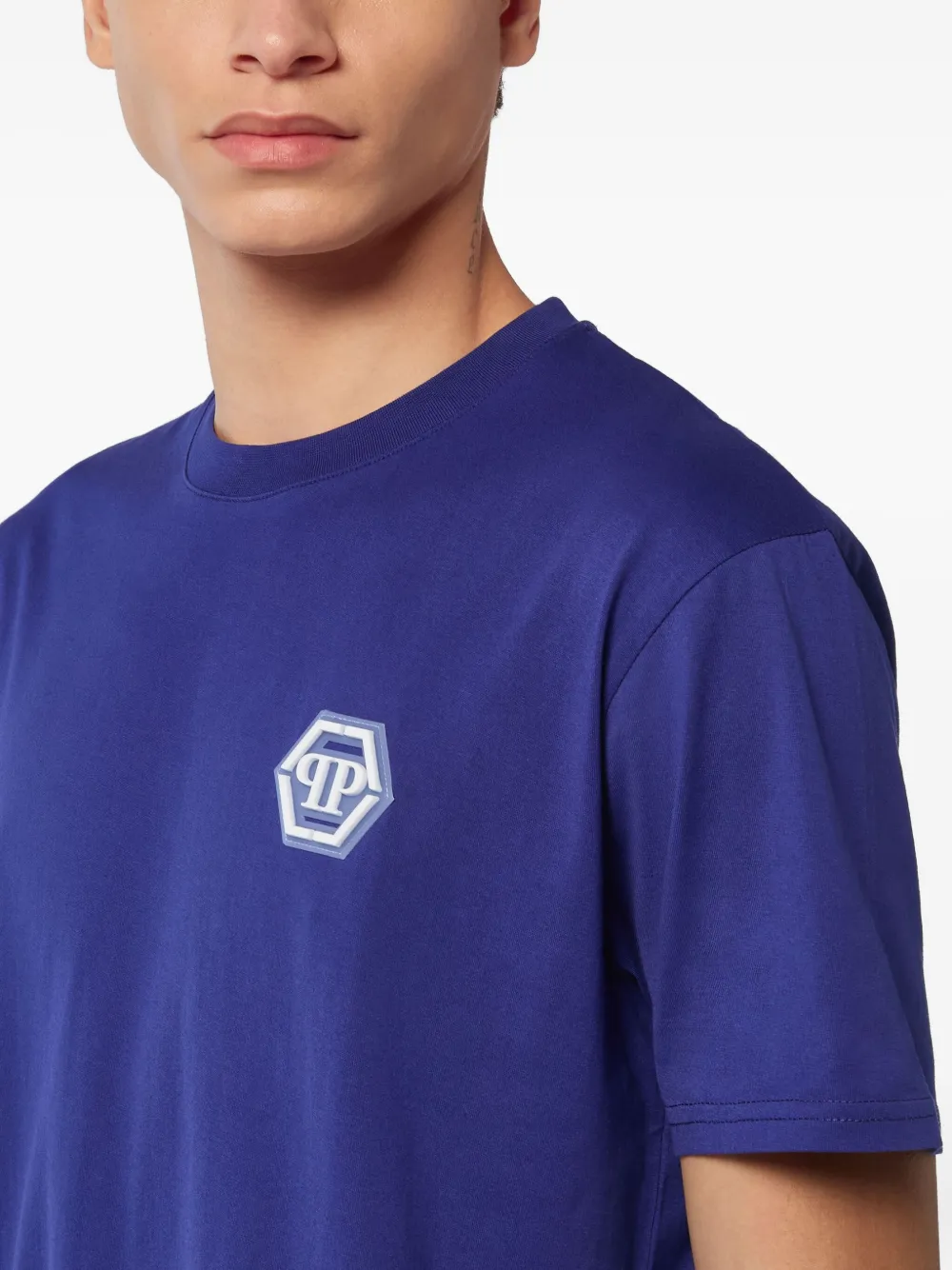 Philipp Plein Katoenen T-shirt Blauw