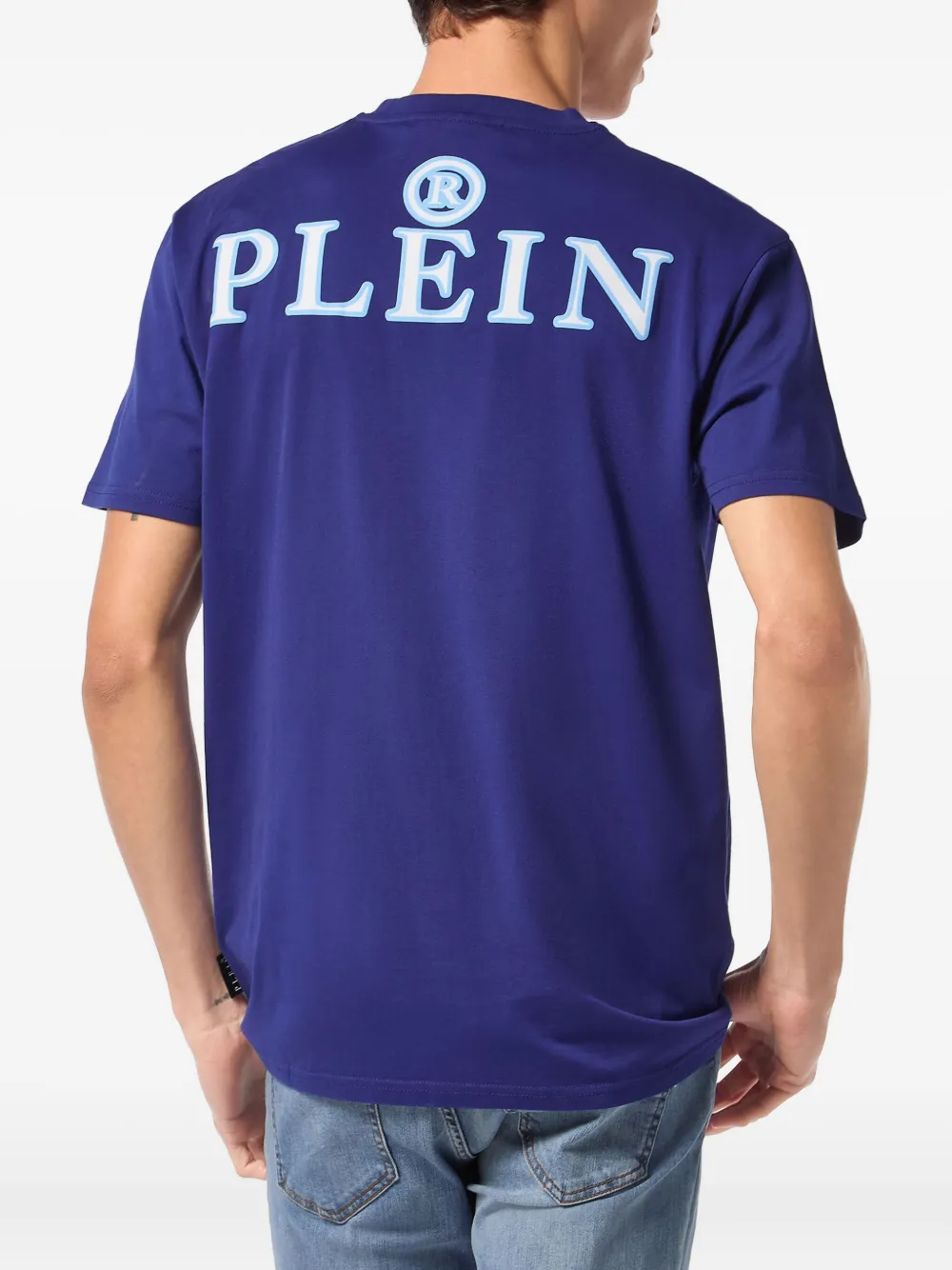Philipp Plein Katoenen T-shirt Blauw