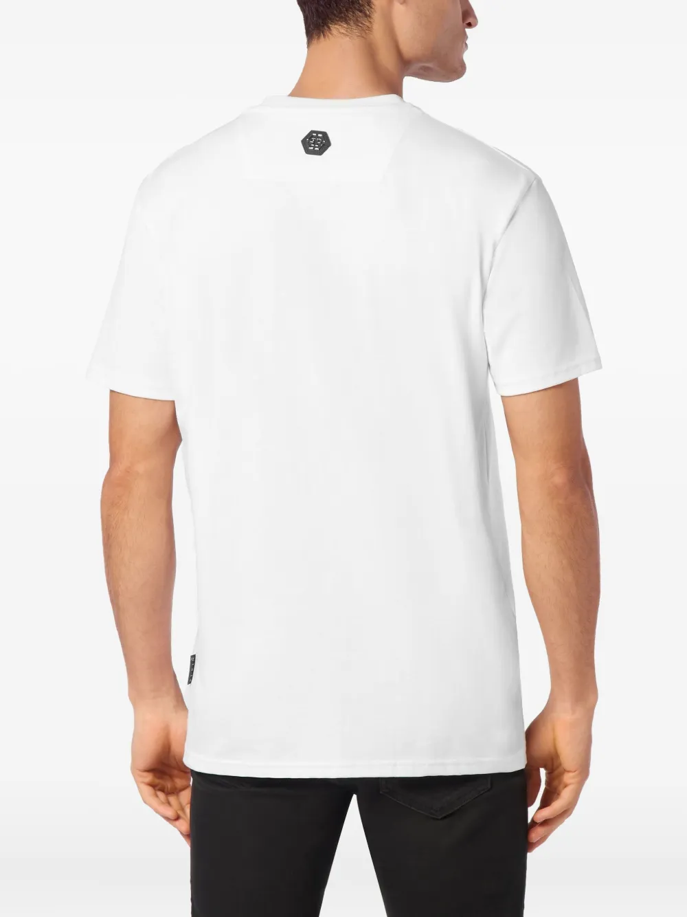 Philipp Plein Money Mouse T-shirt met borduurwerk Wit