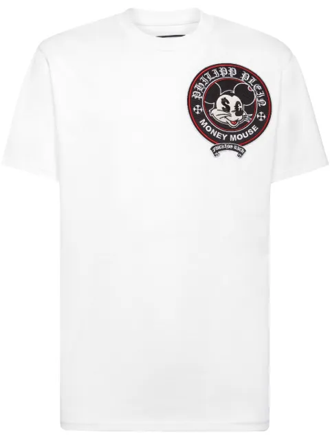 Philipp Plein Money Mouse t-shirt med brodyr
