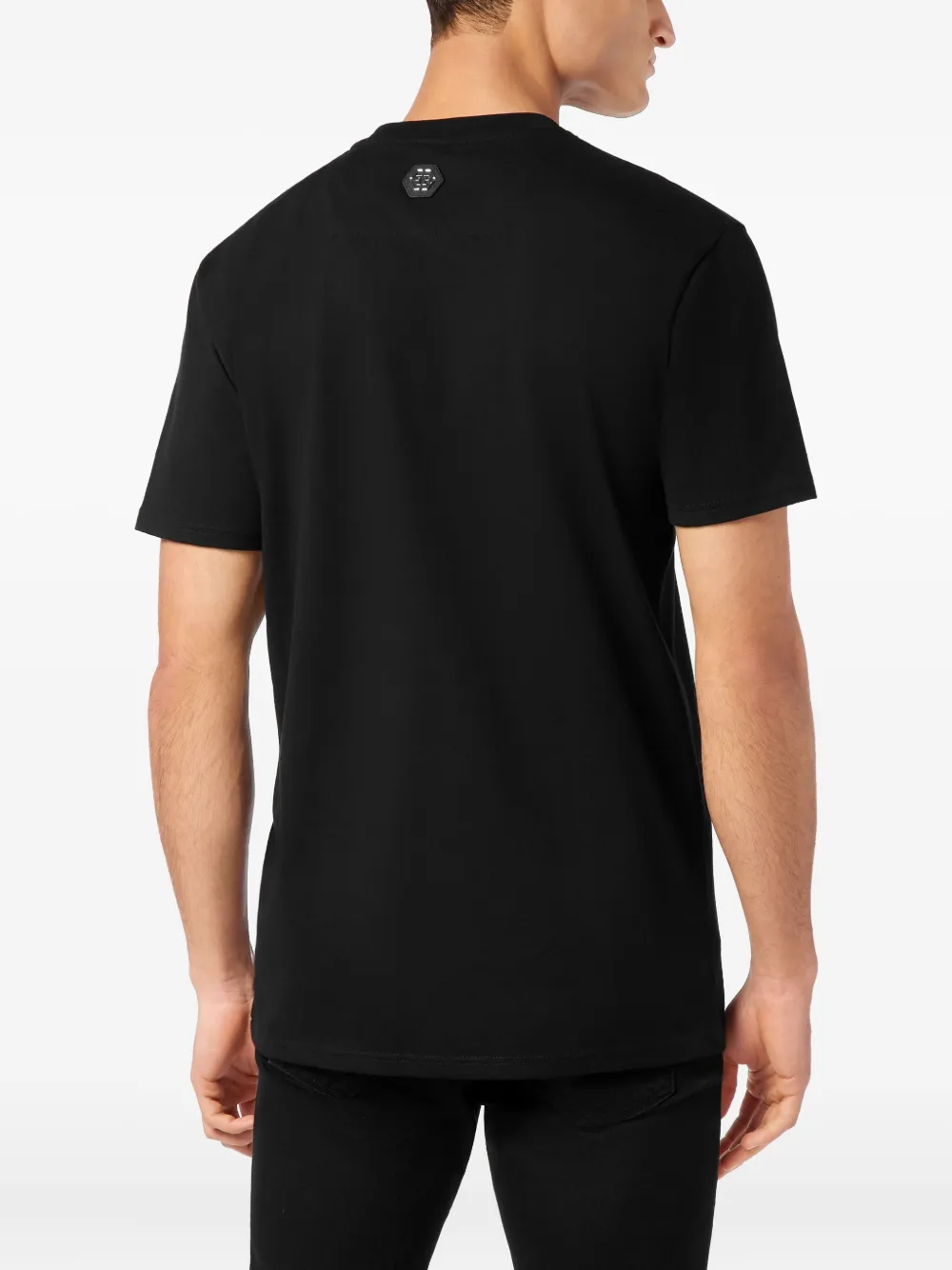 Philipp Plein T-shirt met Money Mouse-embleem Zwart