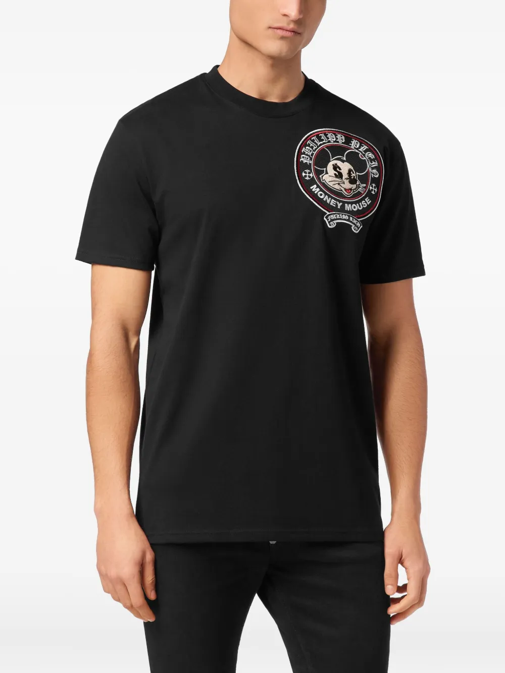 Philipp Plein playera con bordado Money Mouse | Playeras | Image 2