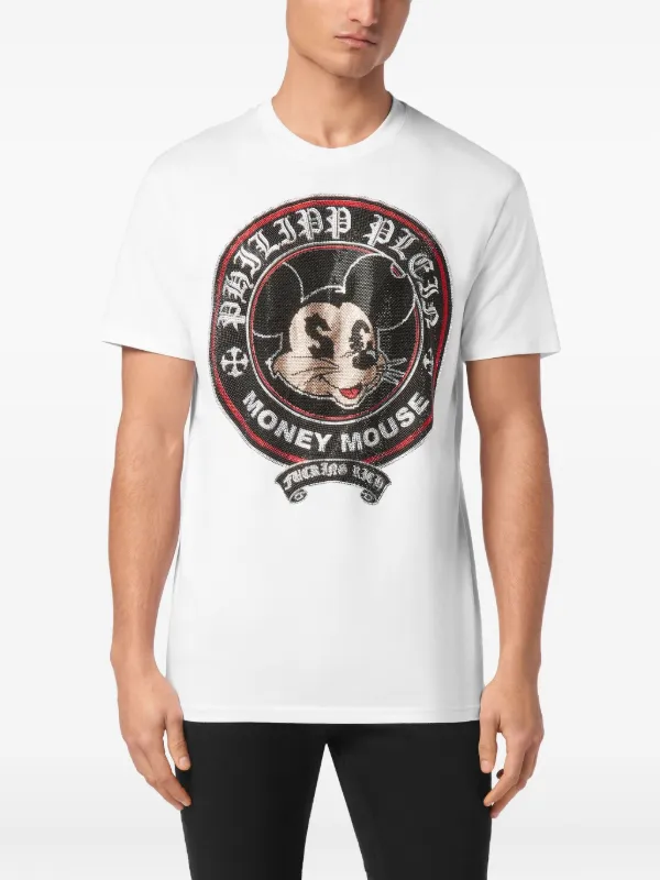 Philipp Plein Money Mouse T-shirt | White | FARFETCH