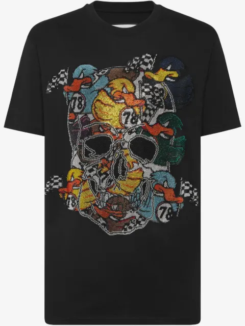 Philipp Plein beaded-skull T-shirt