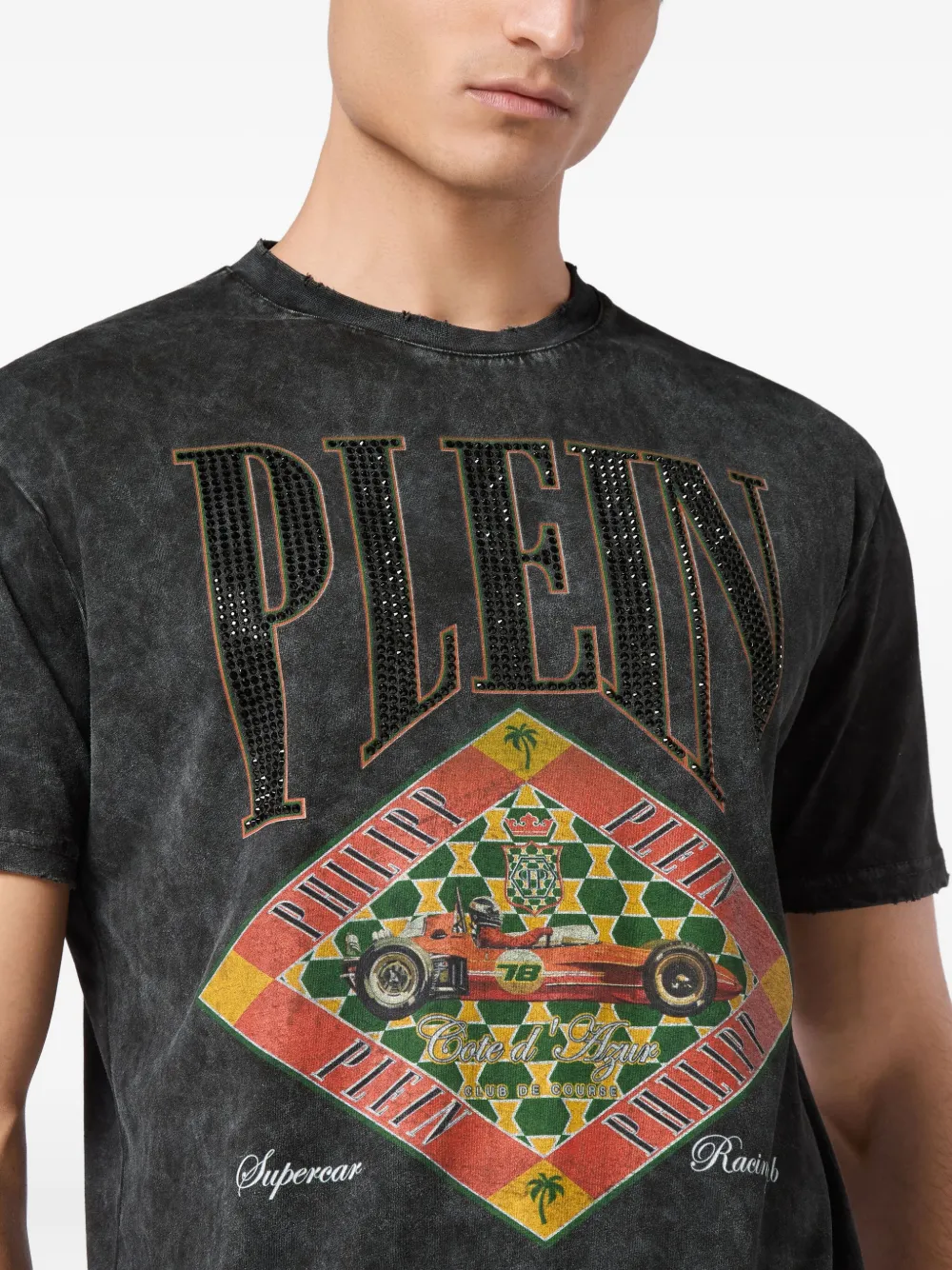 Philipp Plein Cote D'Azur T-shirt Zwart