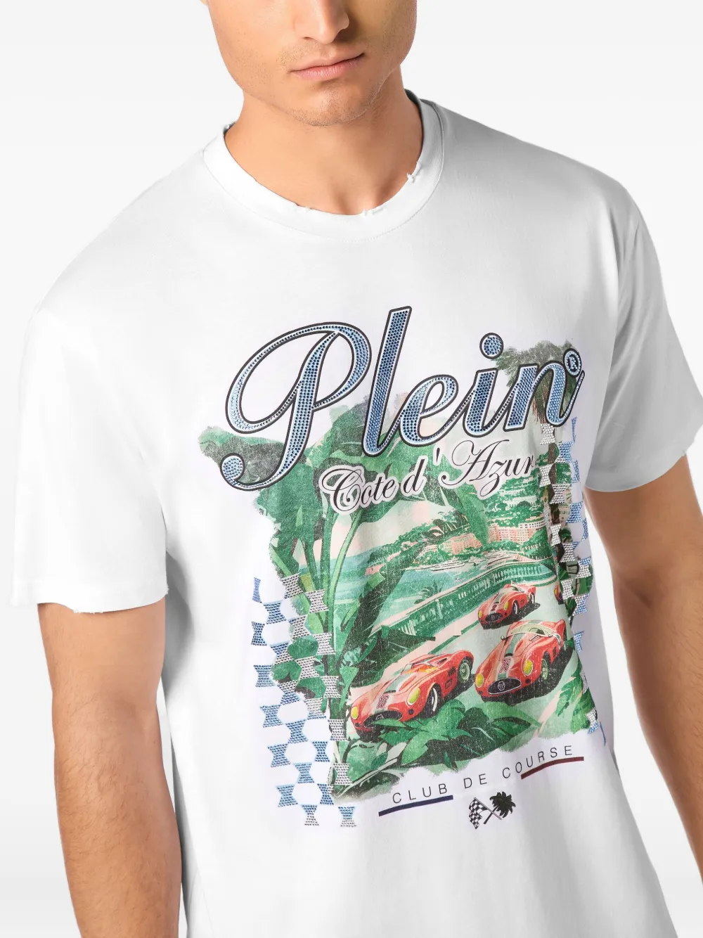 Philipp Plein Cote D'Azur T-shirt Wit