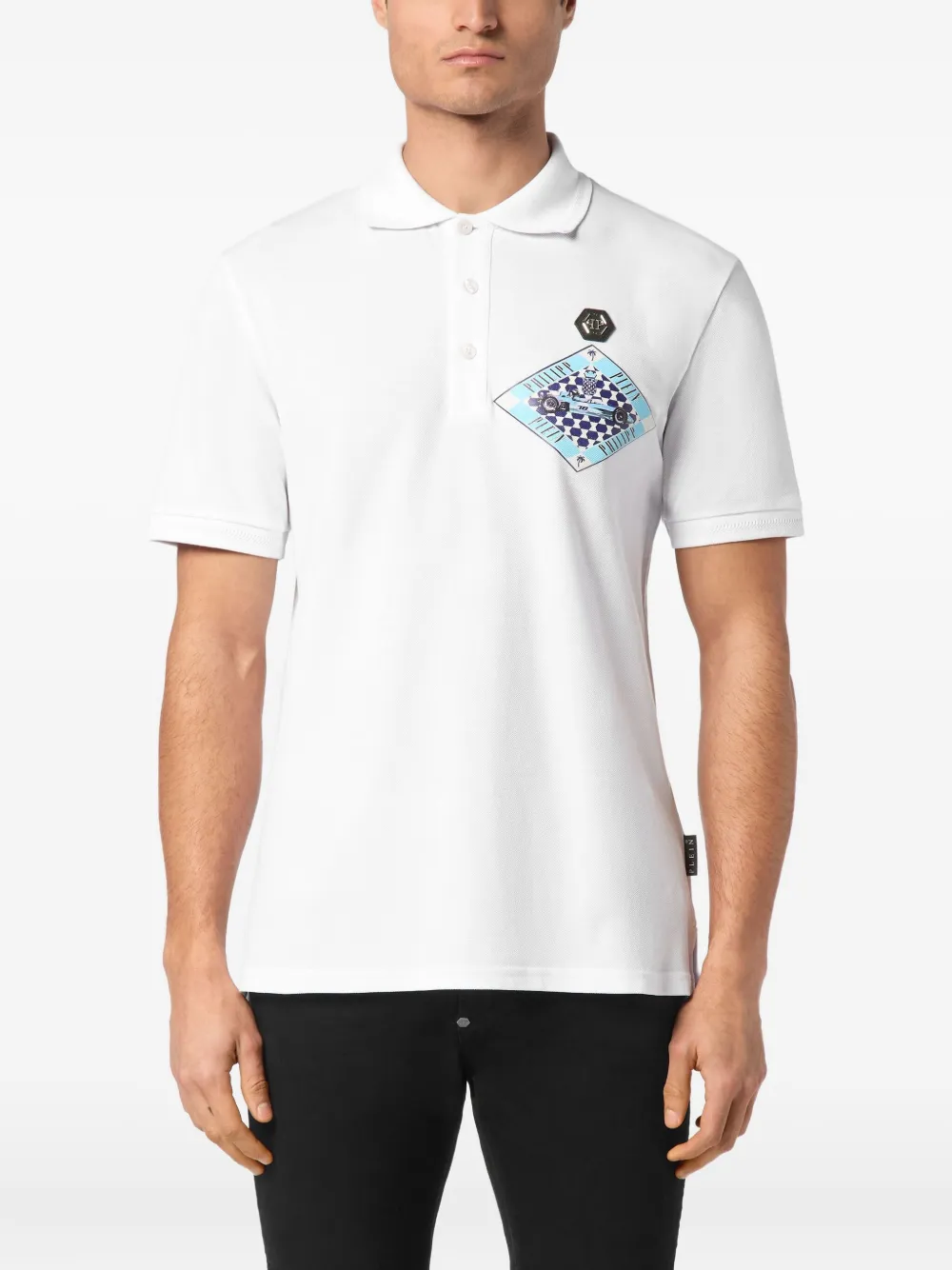 Philipp Plein Cote d'Azur poloshirt Wit