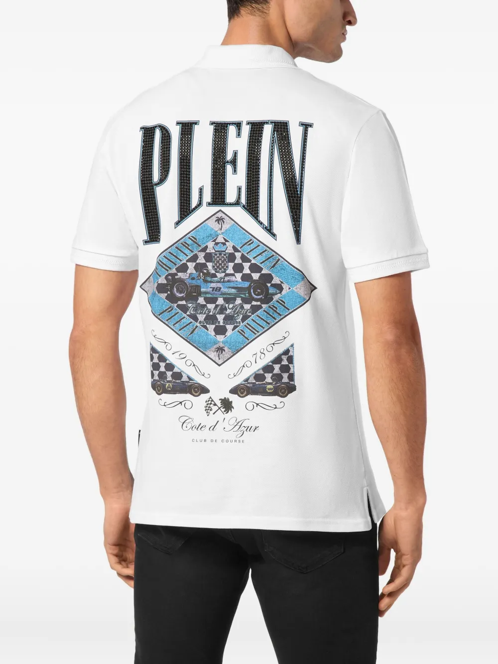 Philipp Plein Cote d'Azur poloshirt Wit