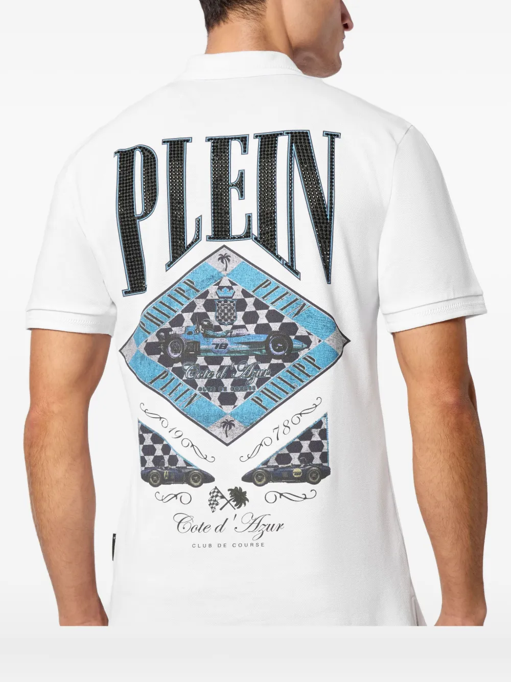Philipp Plein Cote d'Azur poloshirt Wit