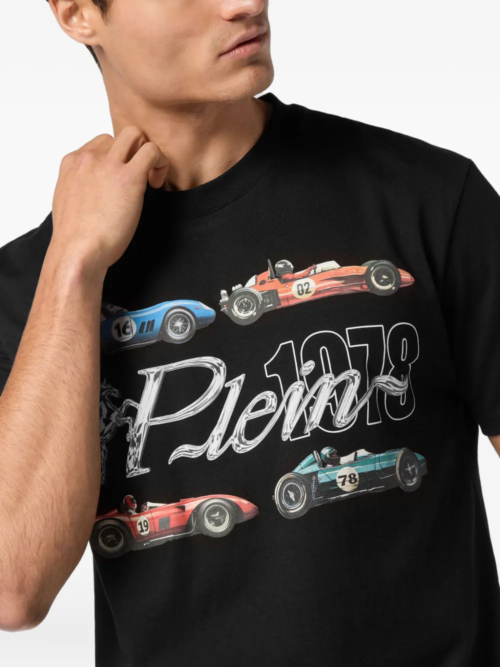 Philipp Plein T-shirt met grafische print Zwart