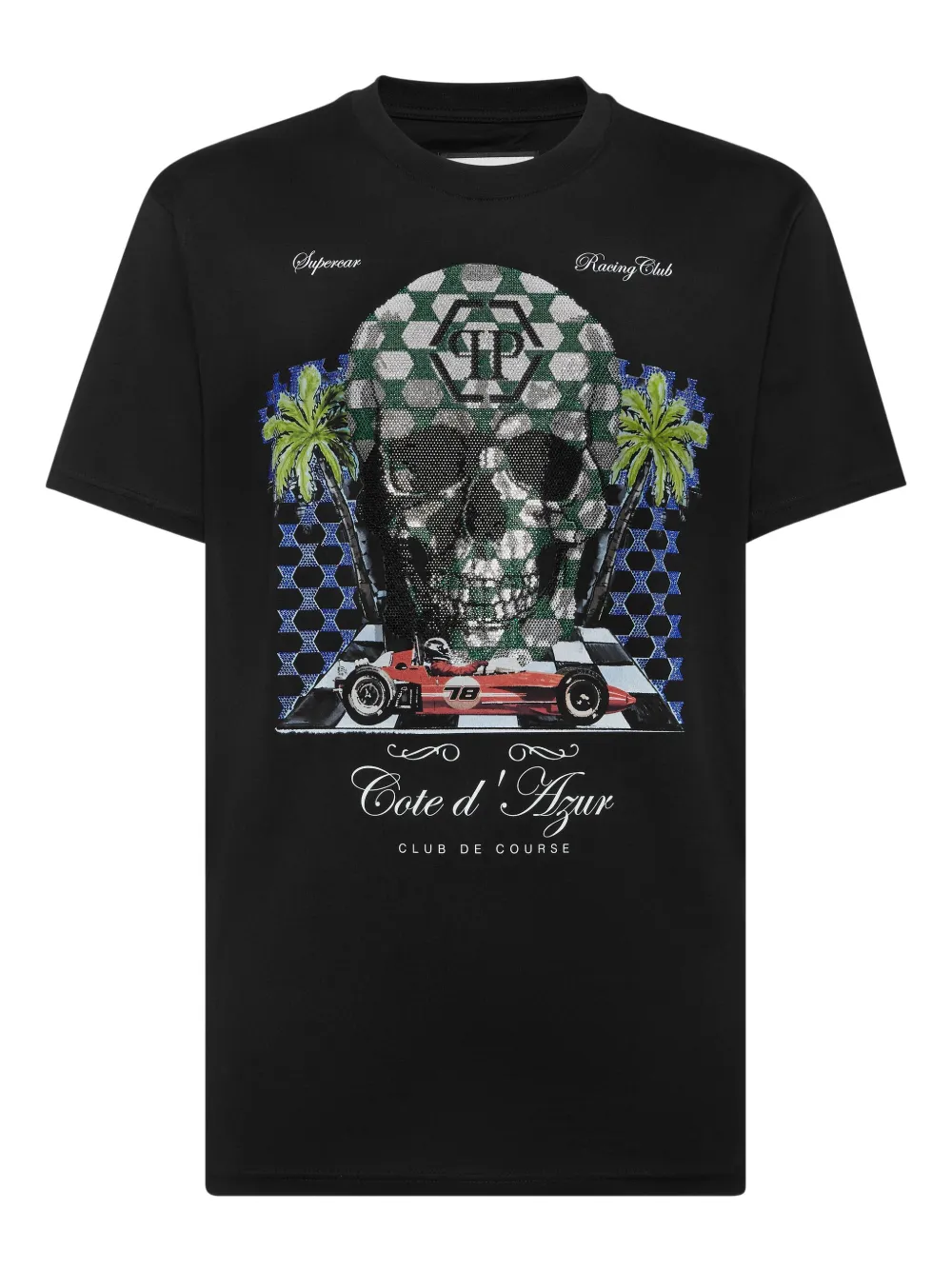 Philipp Plein playera Cote D Azur Stones | negro | Image 1