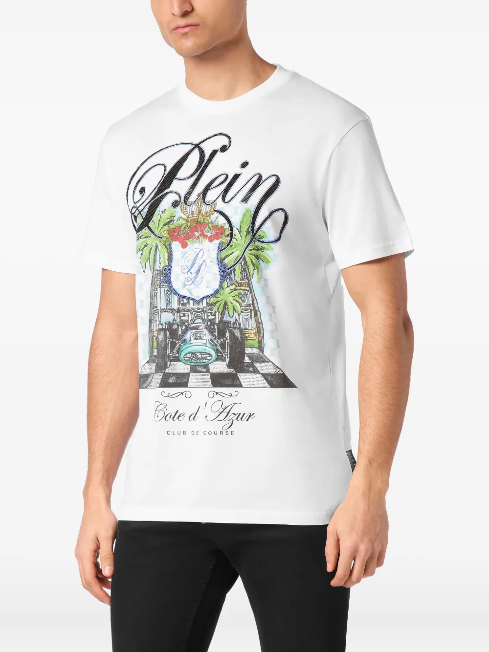 Philipp Plein Cote D Azur Stones T-shirt Wit