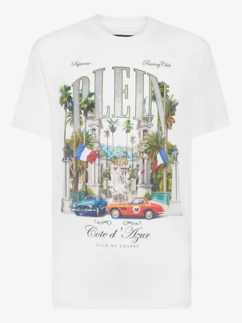 Philipp Plein t-shirt à imprimé Club De Course