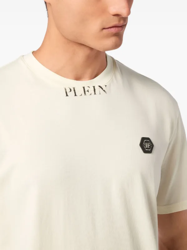 Tシャツ・カットソー PHILIPP PLEIN 'Old dye' T-shirt Philipp Plein Basic Old Dye T-shirt | White | FARFETCH PL