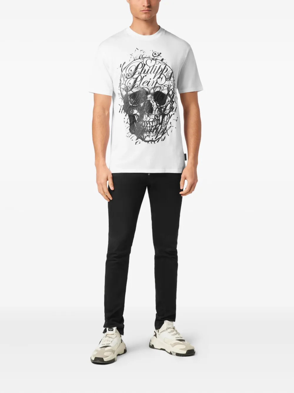 Philipp Plein Coursive T-shirt | T-Shirts | Image 2
