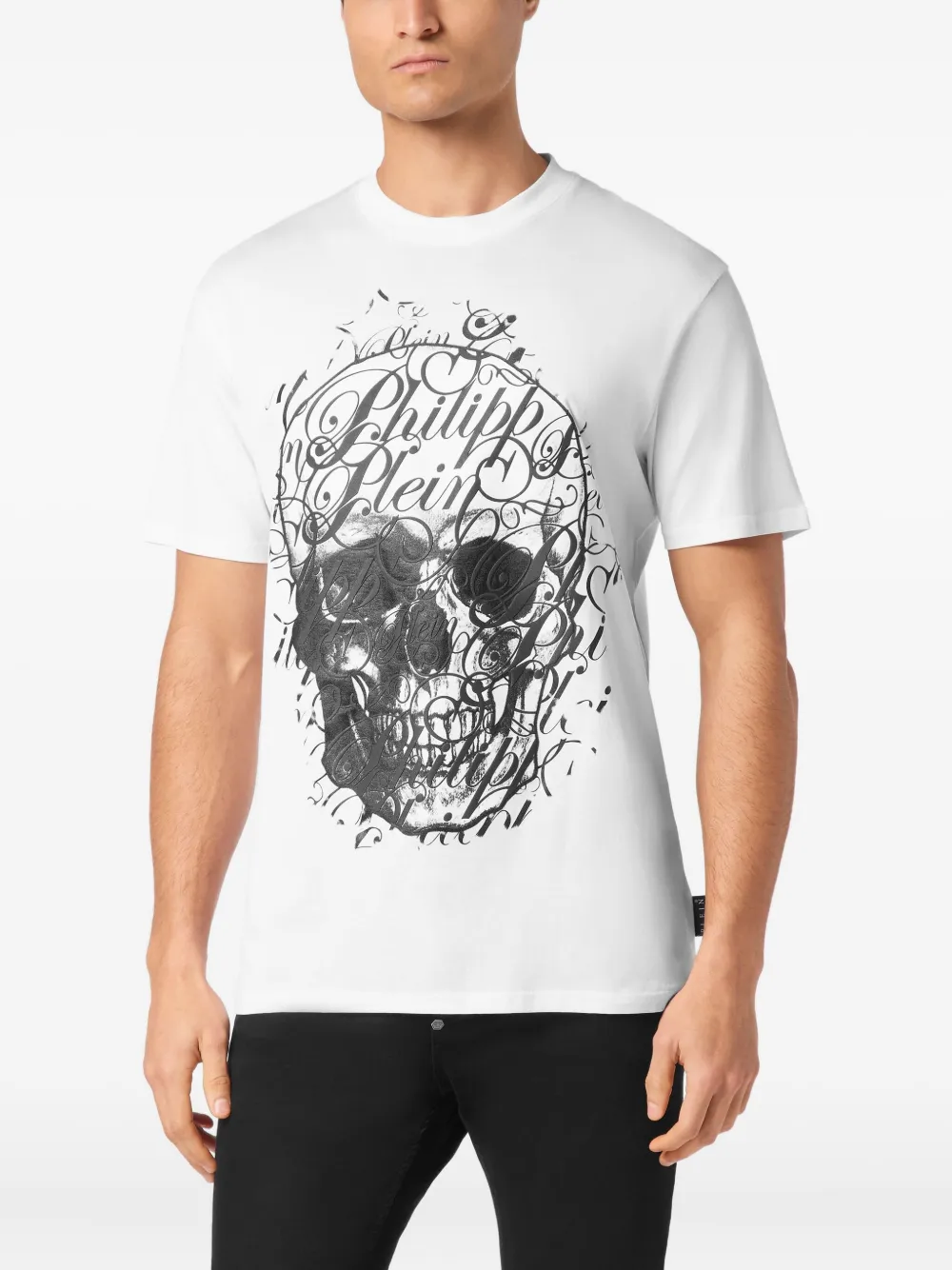 Philipp Plein Coursive T-shirt Wit