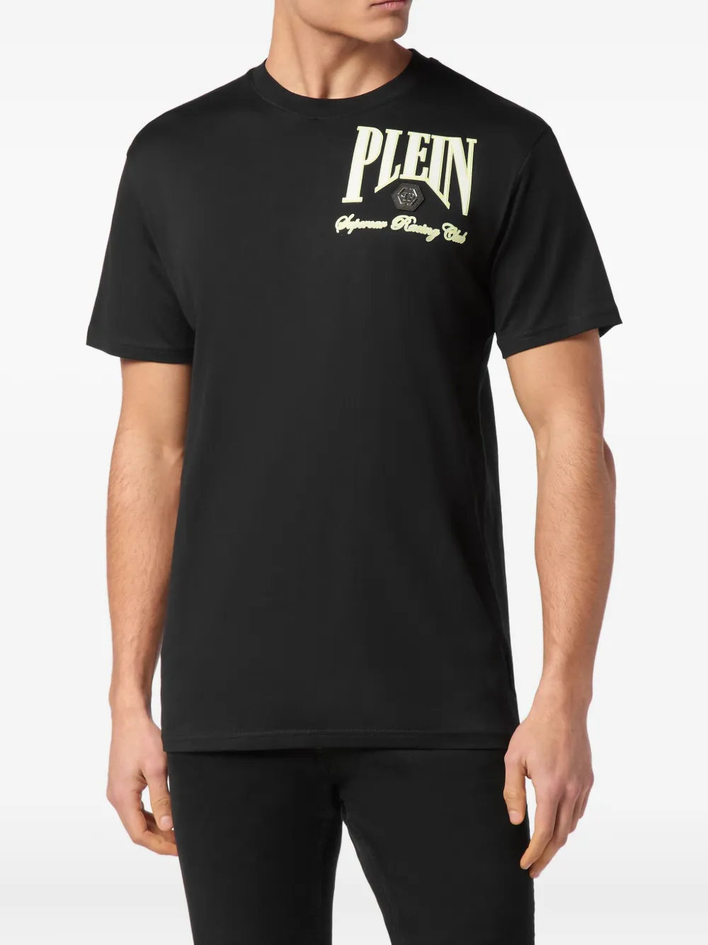 Philipp Plein Supercar Racing T-shirt Zwart
