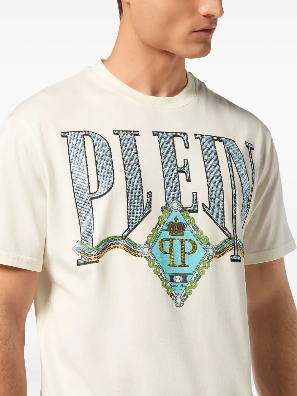 Philipp Plein Katoenen T-shirt Wit