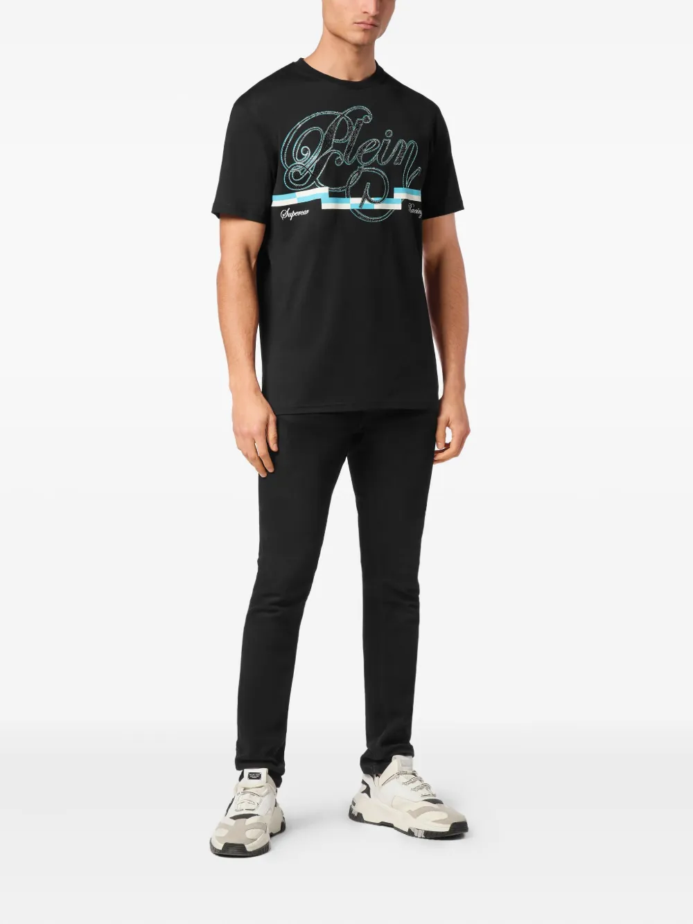 Philipp Plein Coursive Border t-shirt | T-Shirts | Image 2